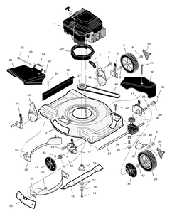 Part Location Diagram of 7501039 Murray Housing